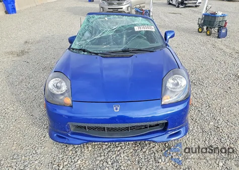 2002 Toyota Mr2 Spyder Base z USA, uszkodzony, nr VIN JTDFR320020043853